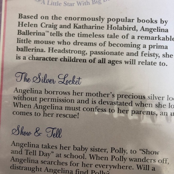2. Angelina Ballerina-A Little Star  with Big Dreams DVDs - Picture 5 of 14
